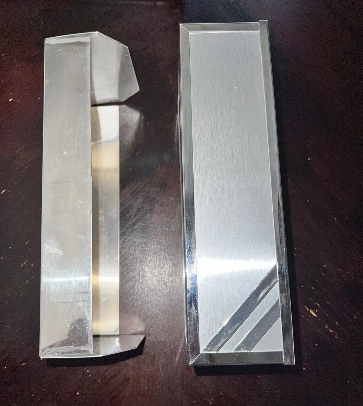 Vintage Chrome Tissue Box Paper Holder Retro Recessed Bathroom Lid Cover | eBay