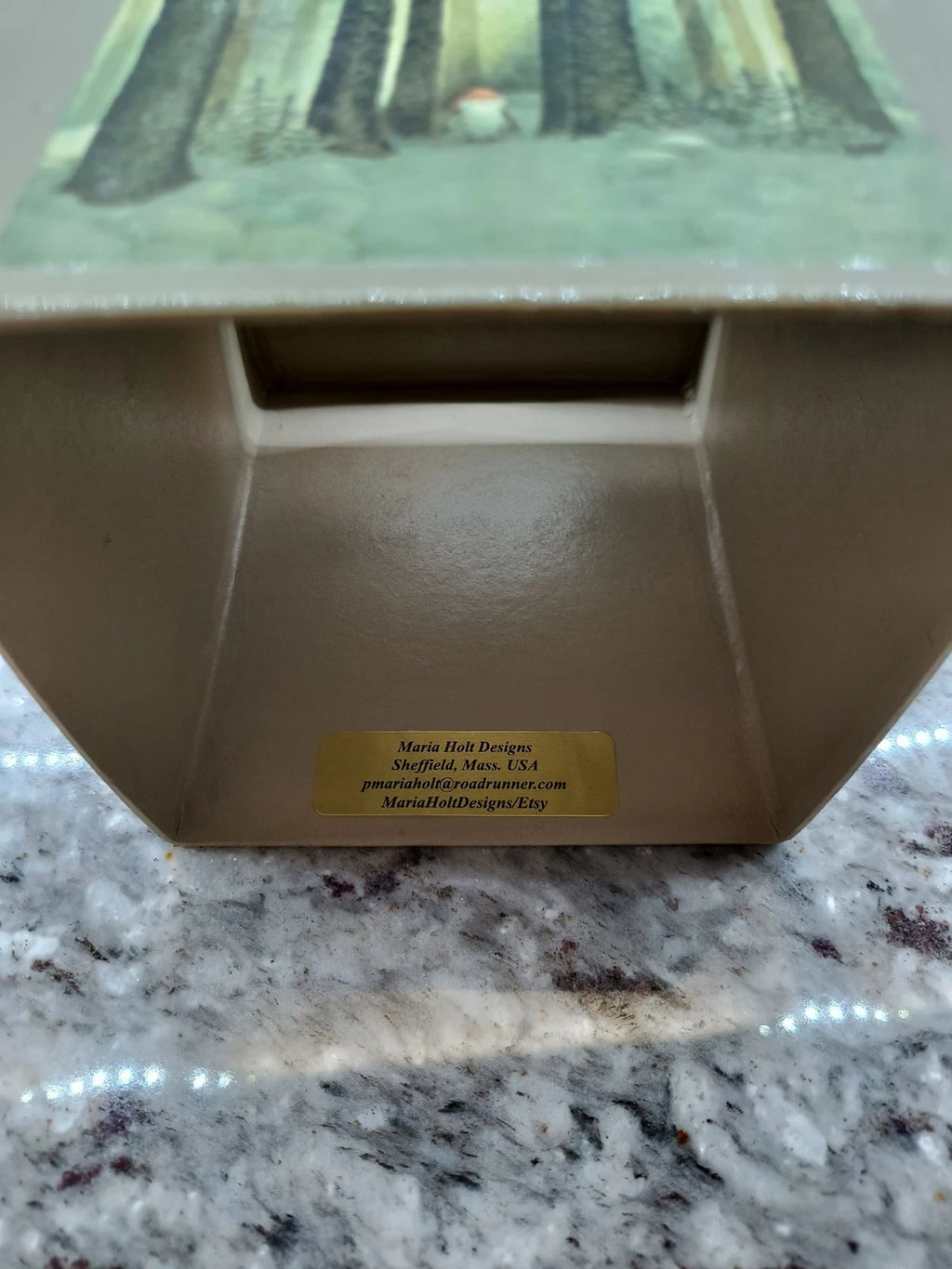 Gnome 4 Seasons Square Tissue Box Cover, Maria Holt Design, Great Condition | eBay