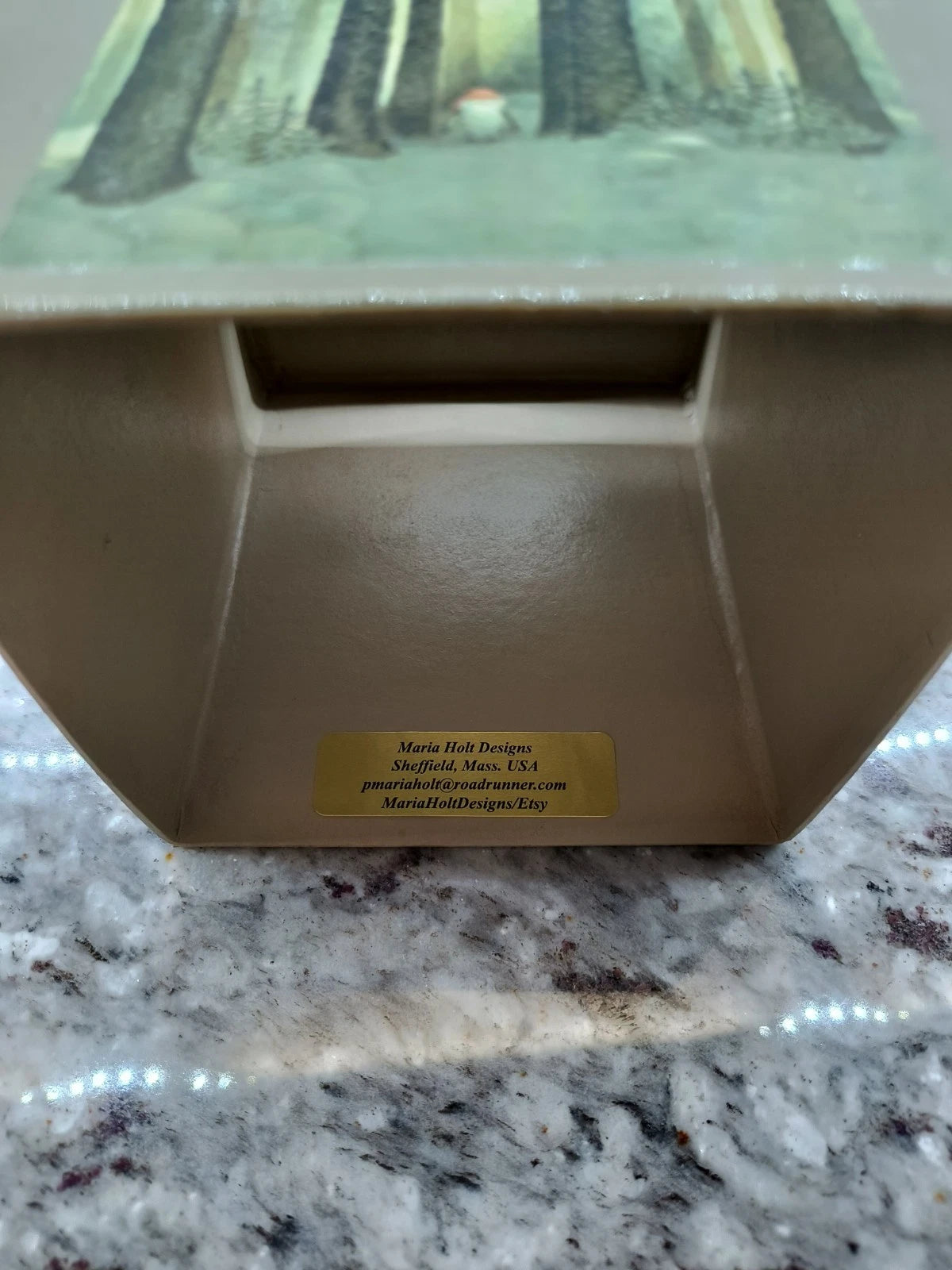 Gnome 4 Seasons Square Tissue Box Cover, Maria Holt Design, Great Condition | eBay
