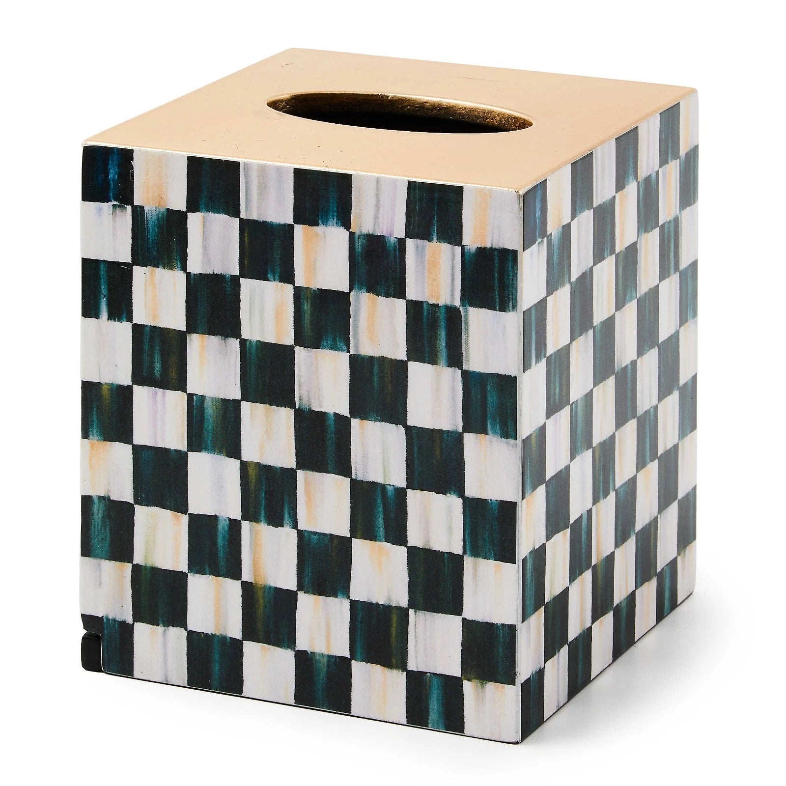 Brand New Mackenzie Courtly Check Lacquer Boutique Tissue Box Cover | eBay