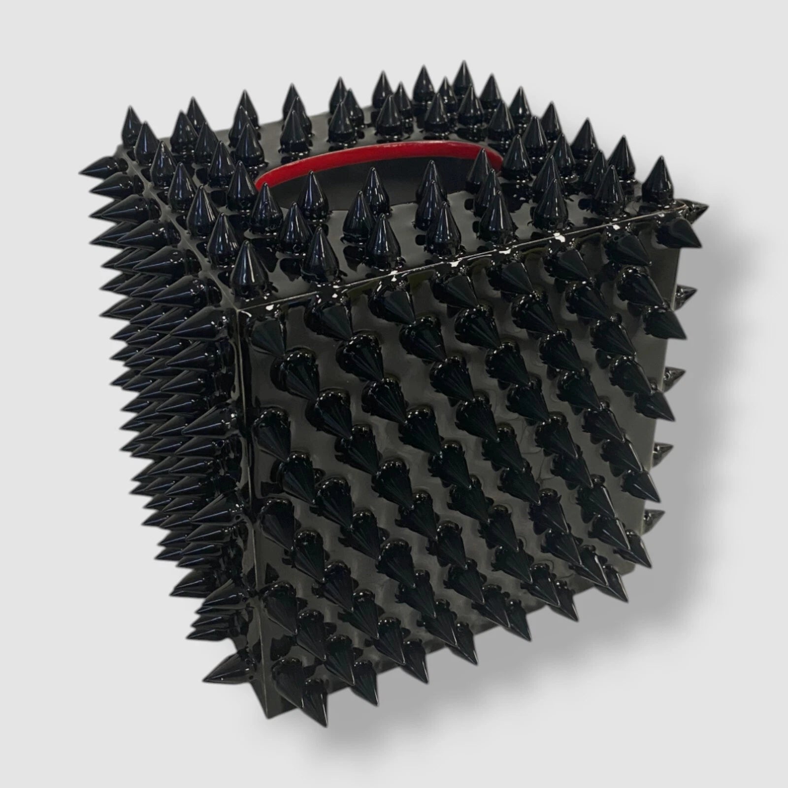 Mike & Ally Black Boutique Spiked Quill Tissue Box Cover | eBay