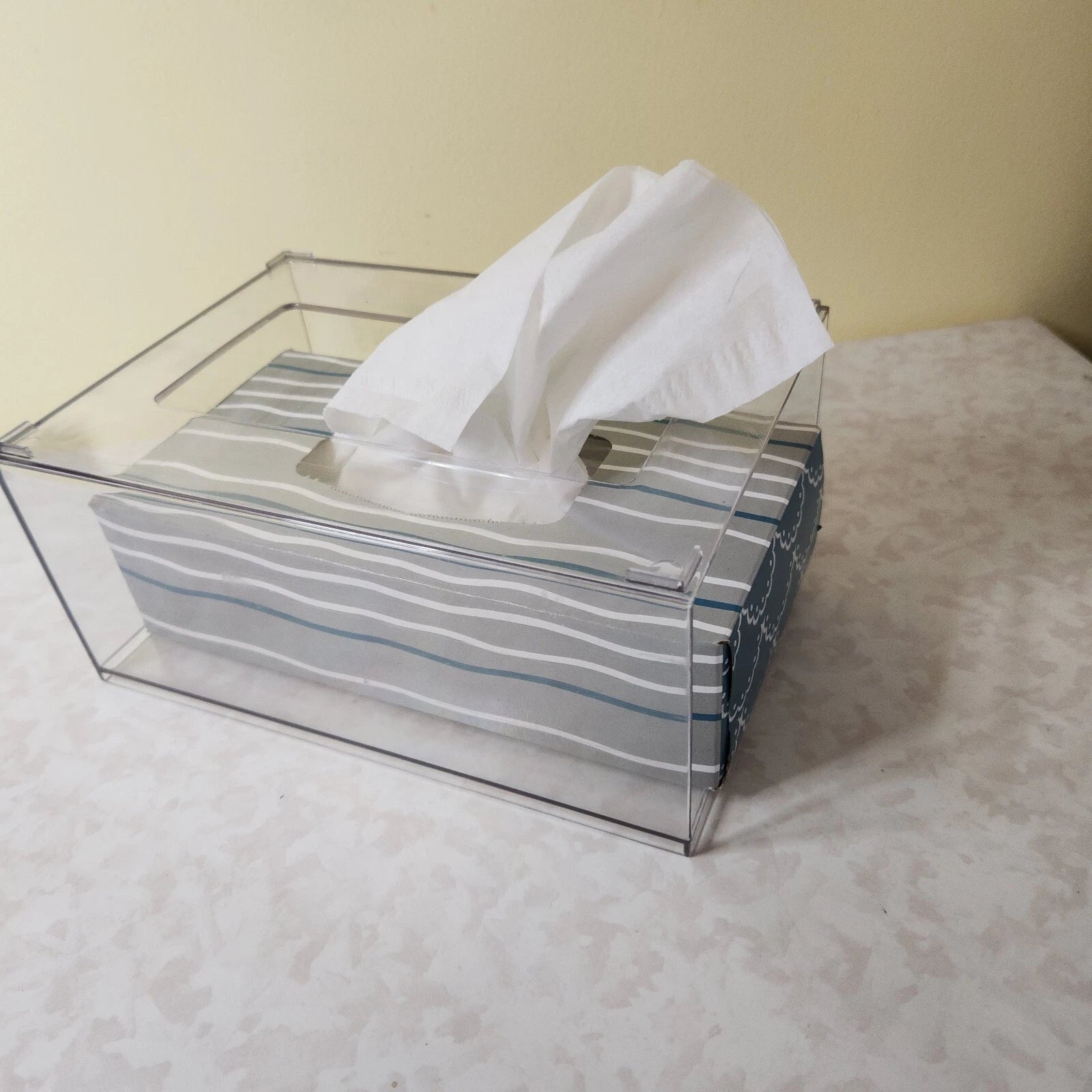 2 Tissue - Kleenex Box Cover Holder Rectangular, Clear F7 | eBay