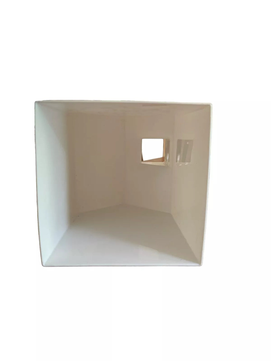 "Bless You" Casa Tissue Box Cover House Square Tissue Box Holder White Plastic | eBay