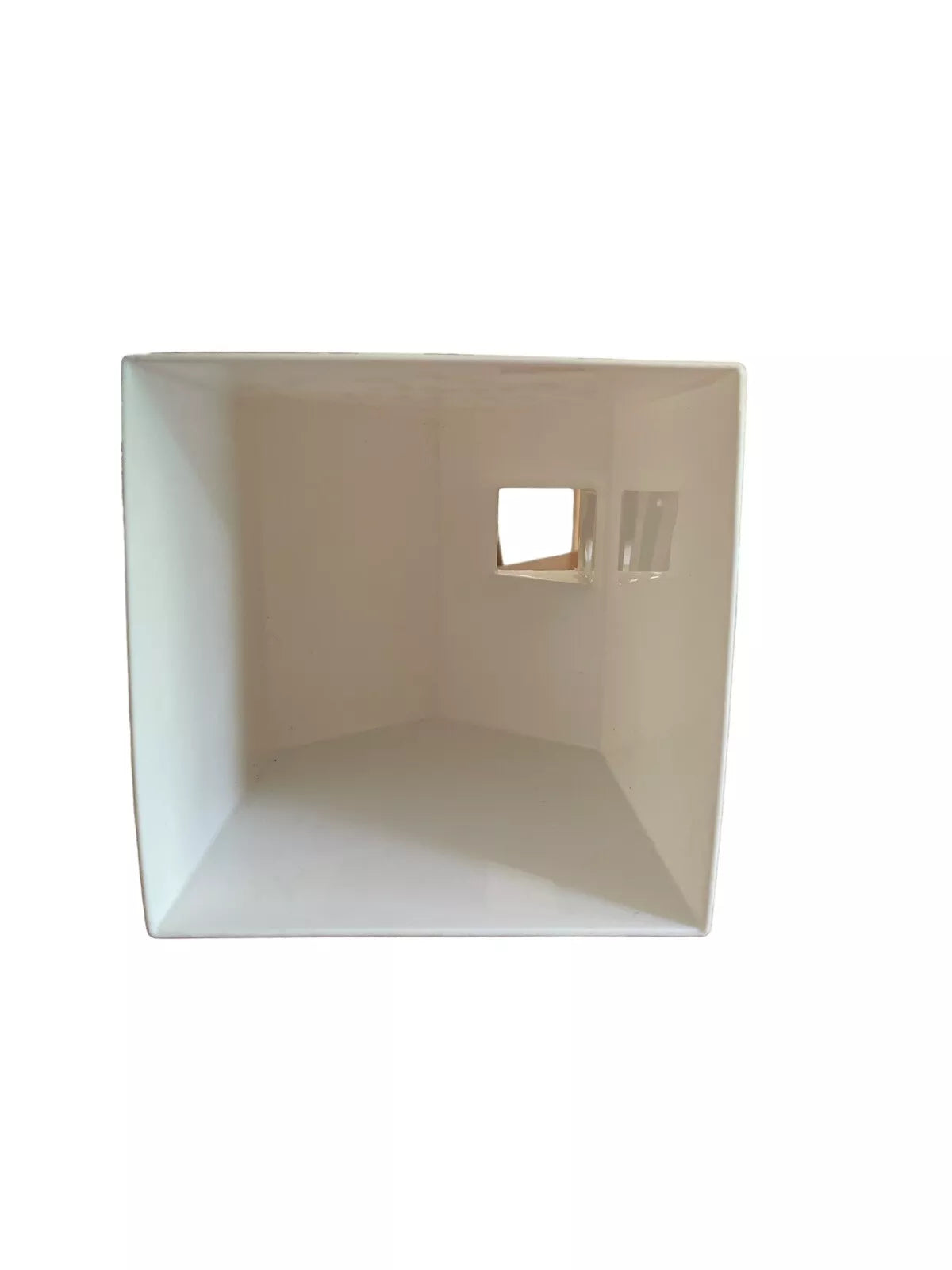 "Bless You" Casa Tissue Box Cover House Square Tissue Box Holder White Plastic | eBay