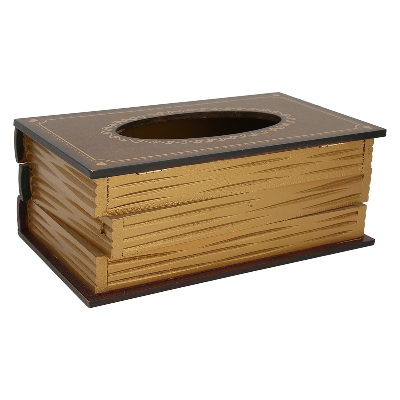 Book Tissue Box Cover Rectangular Tissue Holder Dispenser Paper Cover Case | eBay