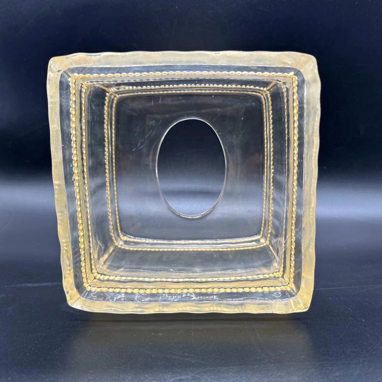 Vintage MCM Beaded Lucite Tissue Box Holder | eBay