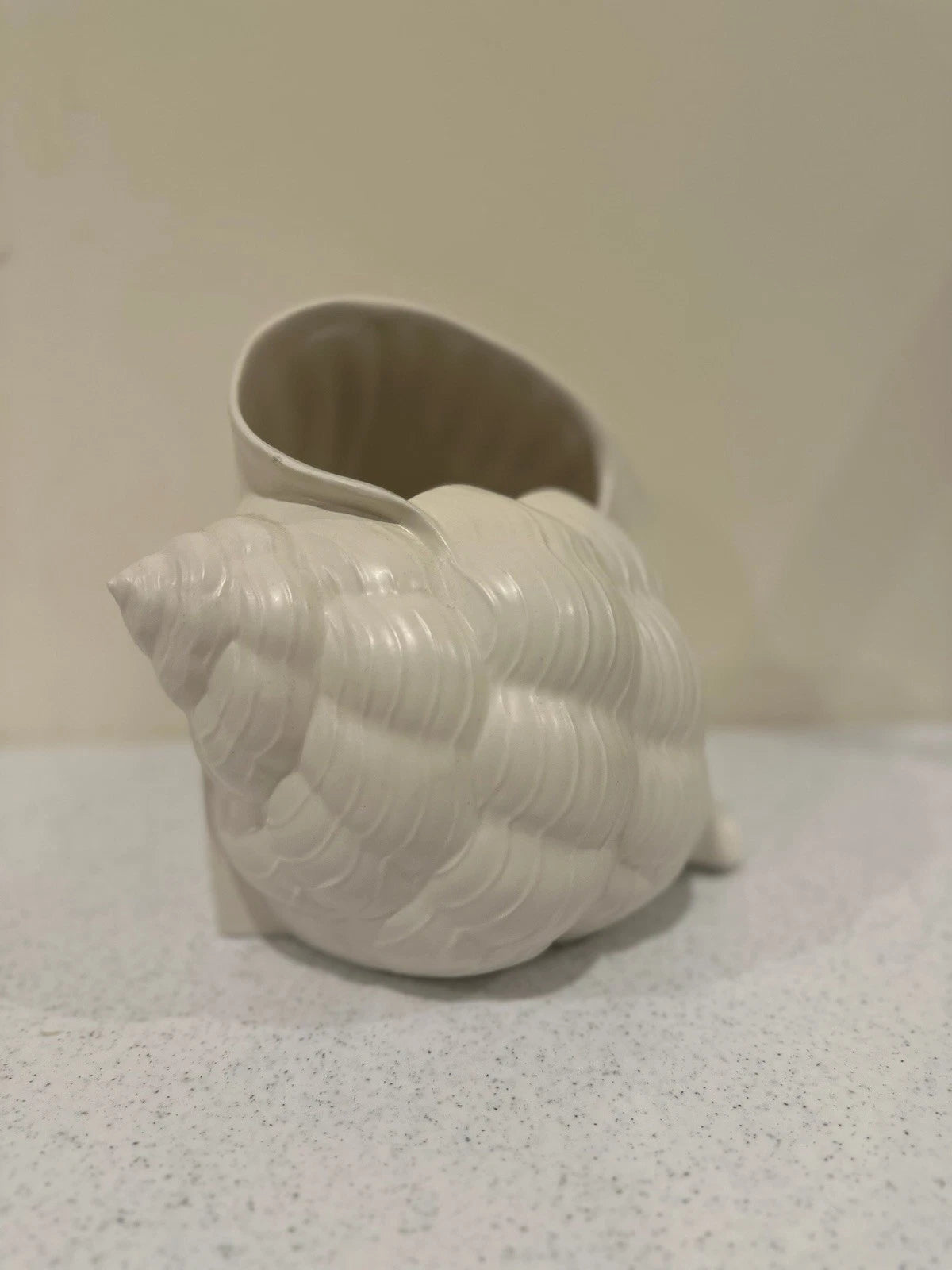 Vintage Conch Sea Shell Tissue Box Cover Ceramic Pottery | eBay