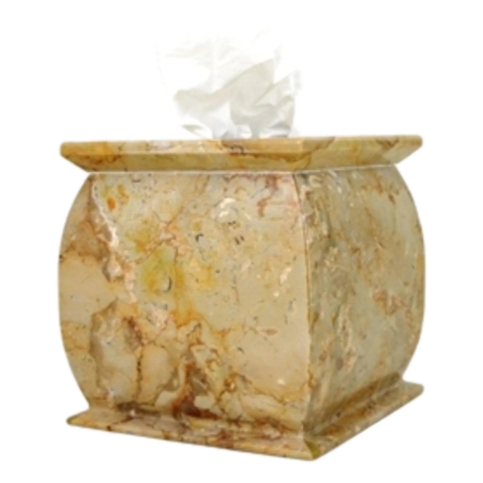 Sahara Beige Marble Facial Tissue Holder | eBay
