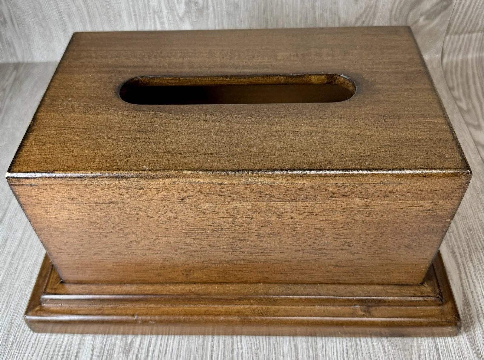 Solid Wood Tissue Box Holder Cover by American Furniture Classics Farmhouse Nice | eBay