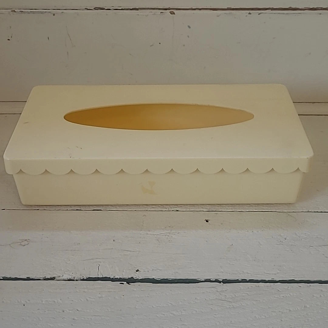 Vtg Plastic Kleenex Tissue Box Holder Bathroom Decor Wall Mount Hinged | eBay