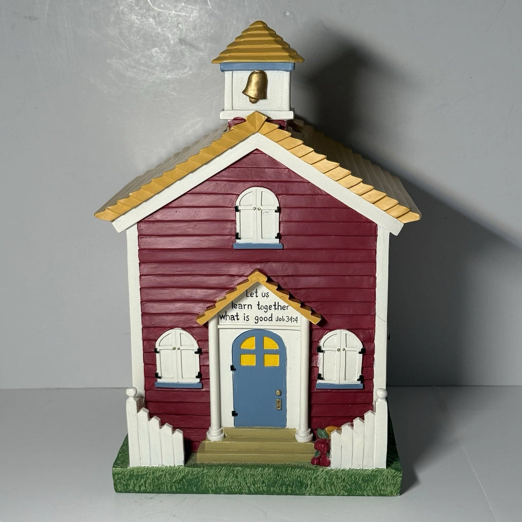 Vintage Zondervan Inspirio School House Job 34:4 Tissue Box Holder | eBay