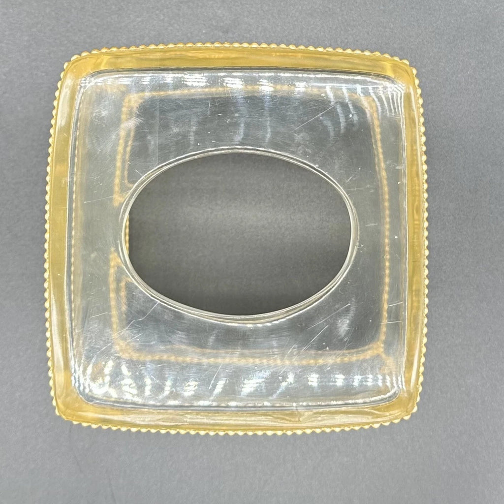 Vintage MCM Beaded Lucite Tissue Box Holder | eBay