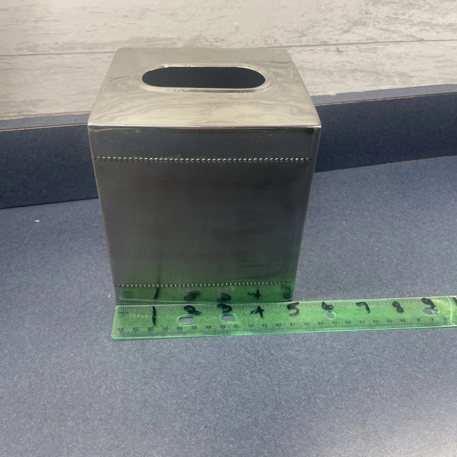 Silver Finish tissue box cover | eBay