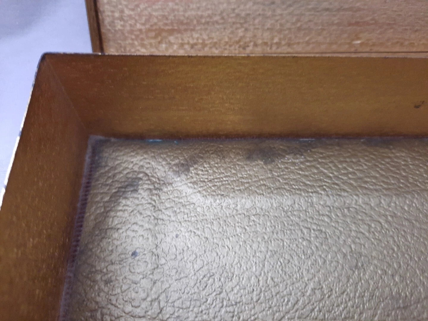Vintage Antiqued Gold Tone Metal Rectangular Tissue Box Cover 2 Pc w/ Ribbon Bow | eBay