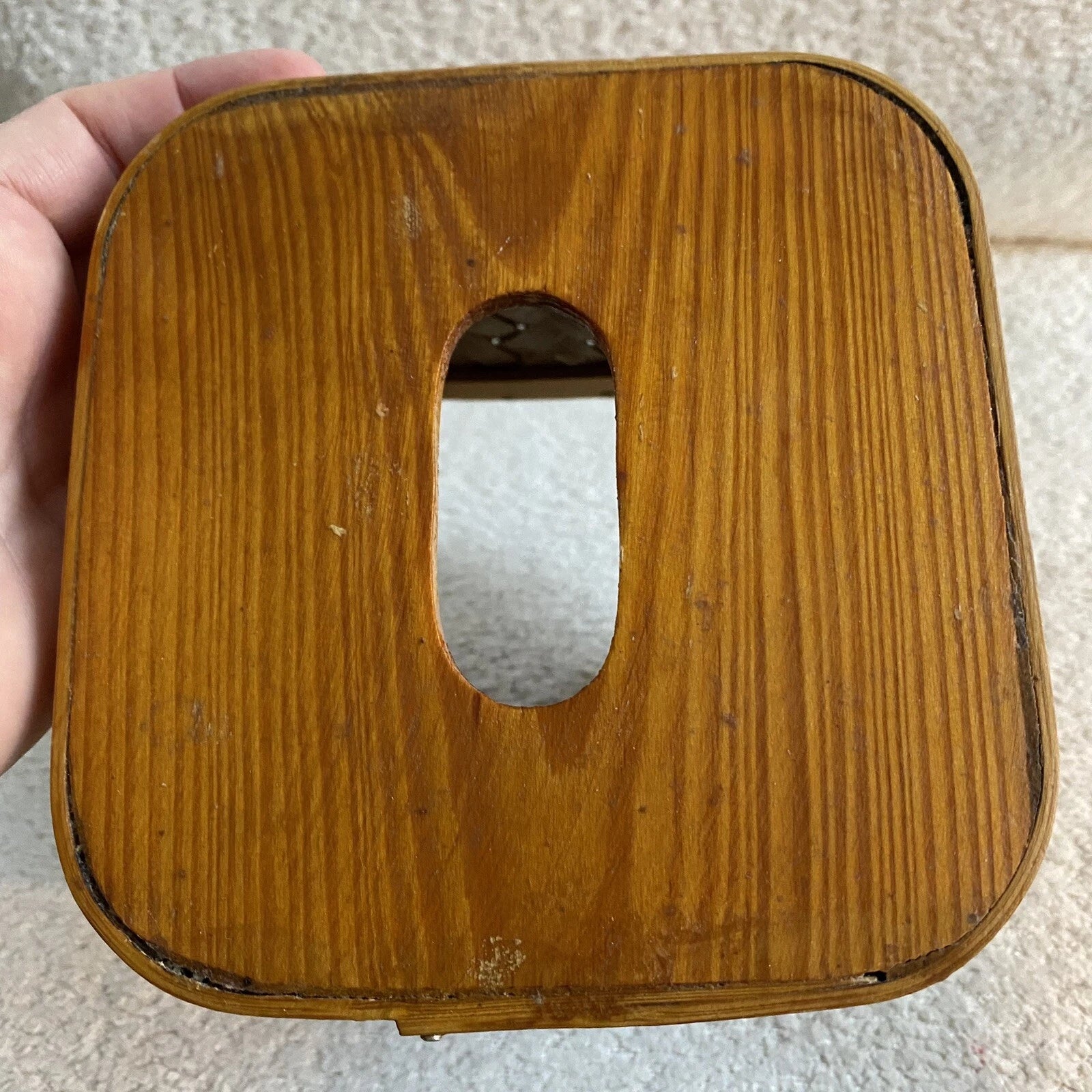 Vintage Woven Rattan Wood Tissue Box Cover Square - Boho / Bohemian / Coastal | eBay