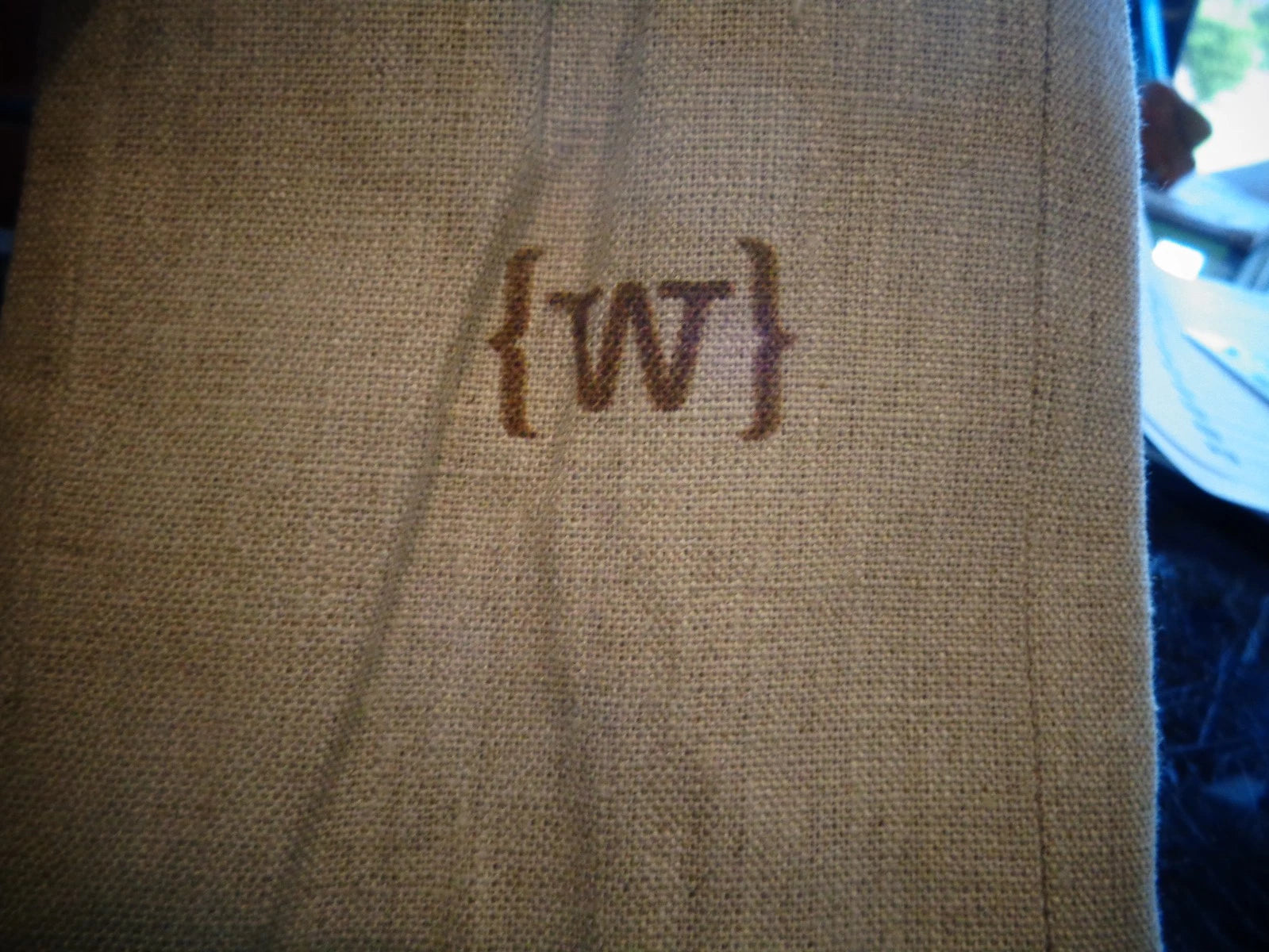 Mark and Graham Tissue box cover Monogrammed W New | eBay