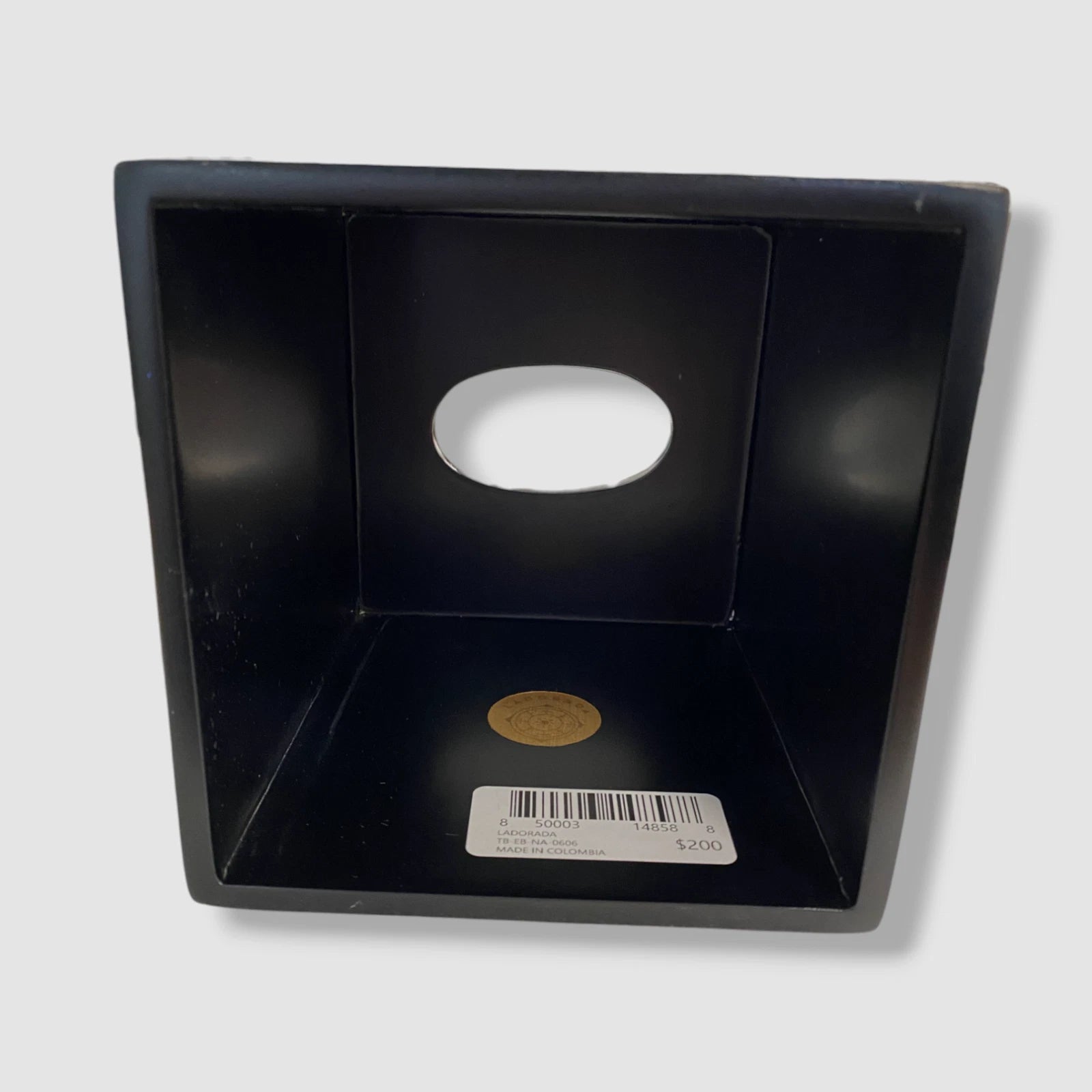 $200 Ladorada Black Ebano Veneer Wood Tissue Cover Box | eBay