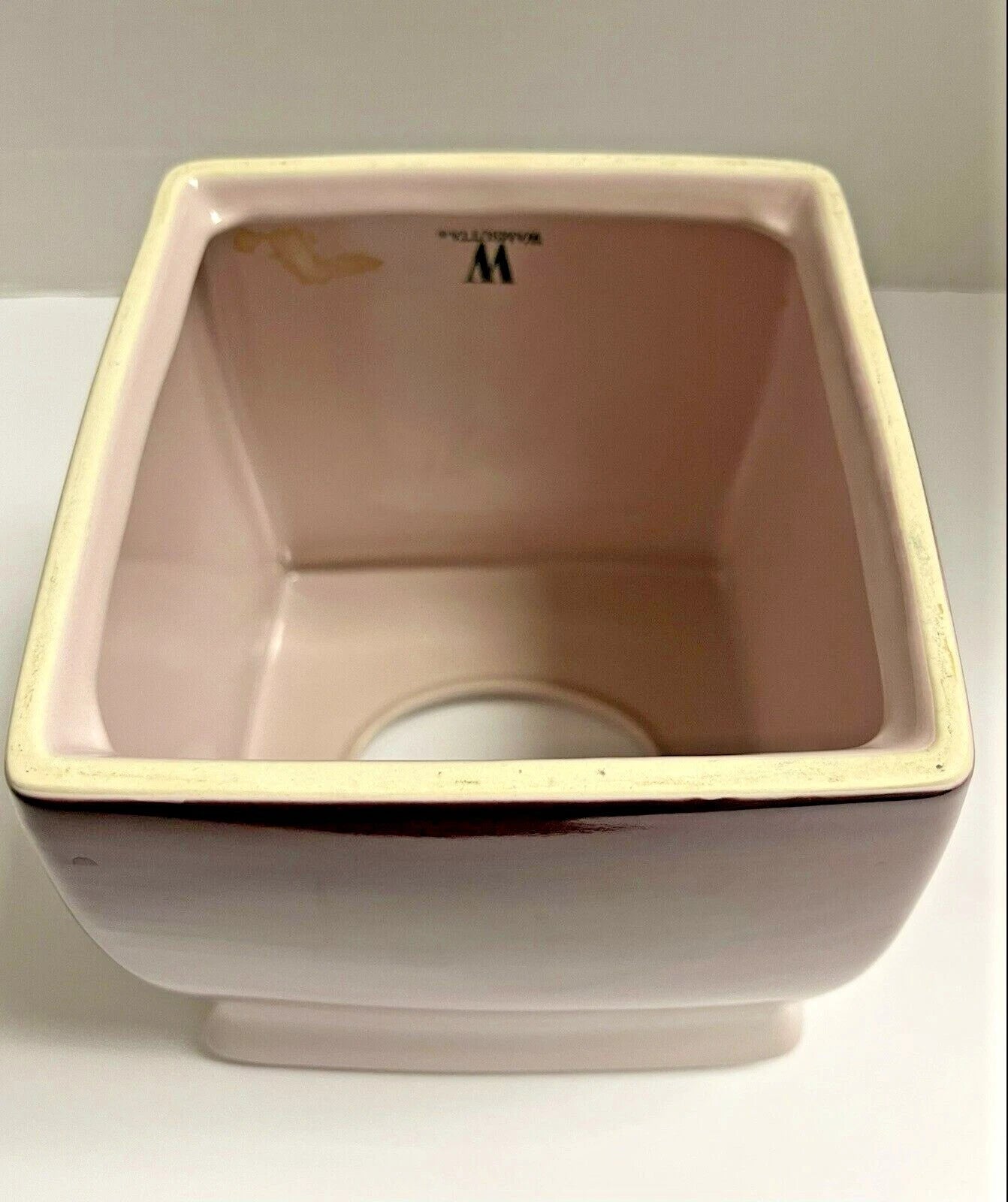 Wamsutta Square Ceramic Tissue Box Cover PURPLE and LAVENDER OMBRE | eBay