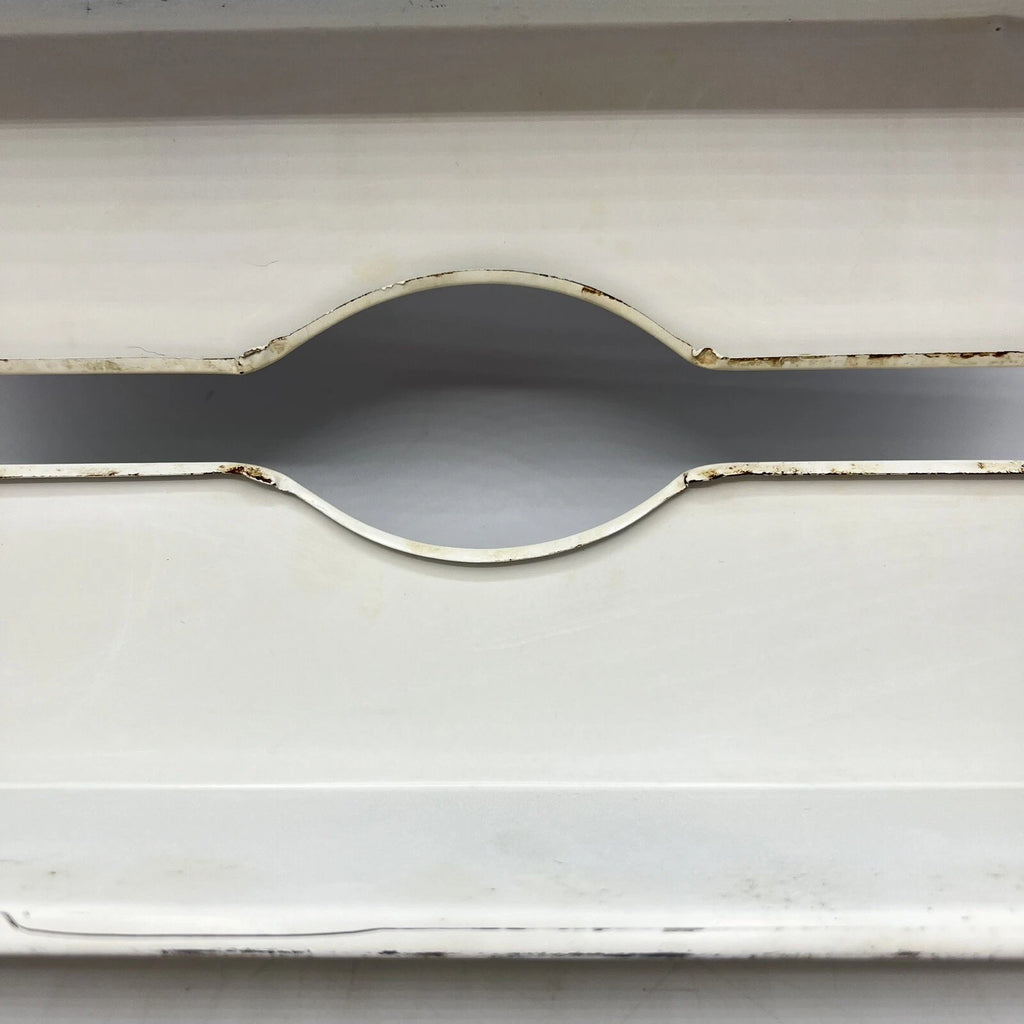 Vintage Metal Long Tissue Box Beige Floral Hand Painted Wall Mount Counter MCM | eBay