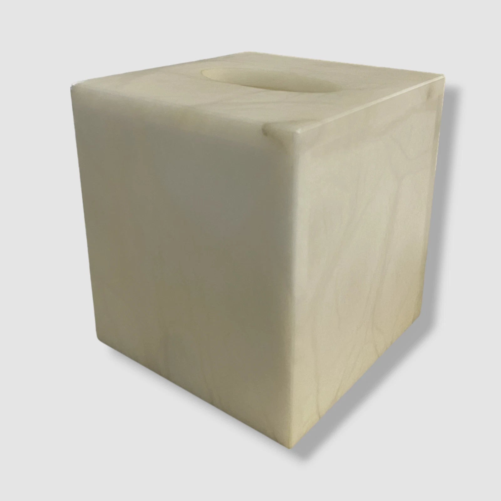 $255 KASSATEX Ivory Alabaster Alisa Cream Tissue Box Cover | eBay