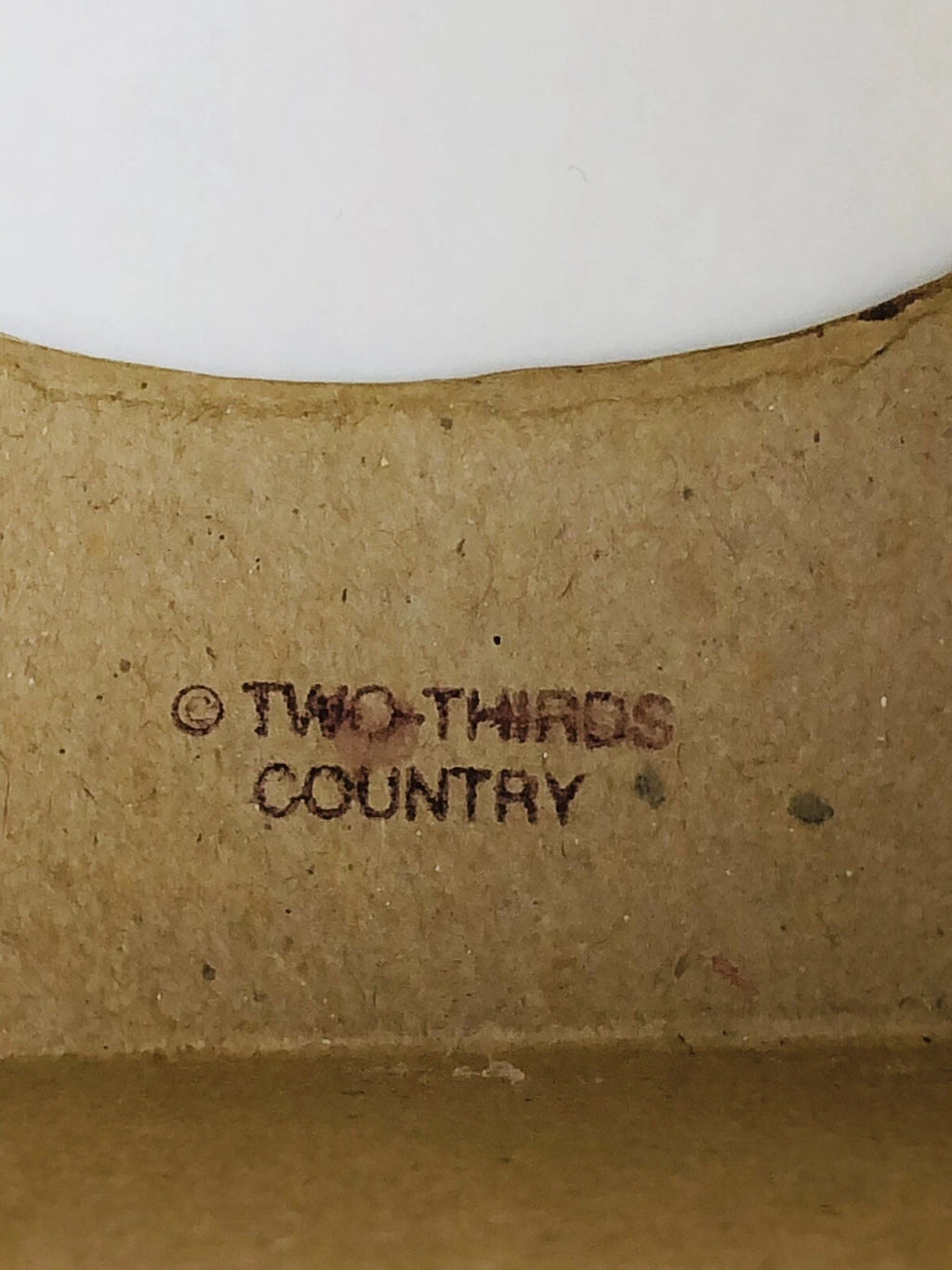 VTG Hand Painted Tissue Cover Box Square Two Thirds Country Farmhouse Cottage | eBay