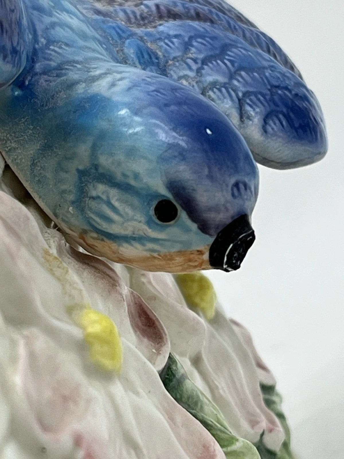 Vtg 1990 Fitz & Floyd Ceramic 3D Blue Bird Pink Dogwood Tissue Box Cover HTF | eBay