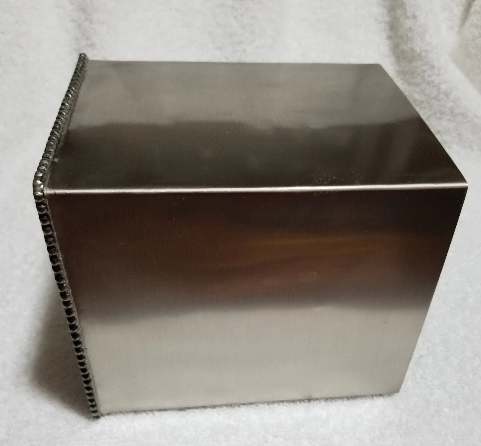 Vtg Pewter Color Metal Tissue Box Cover by Target--Appears to be Stainless | eBay