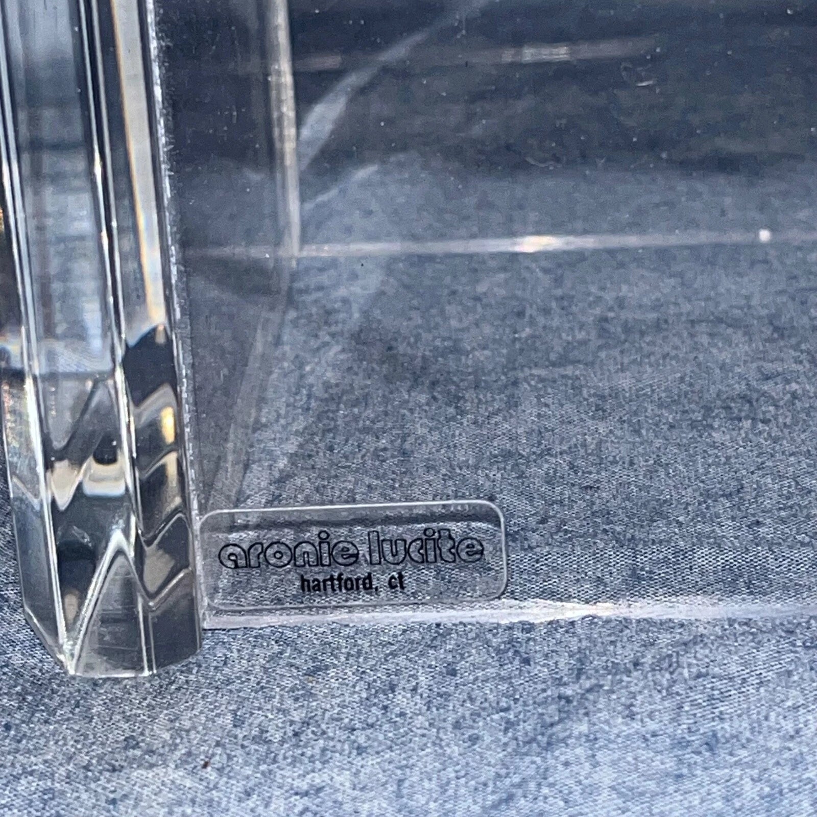 MidCentury Modern ARONIE LUCITE Clear Acrylic Tissue Box Holder Cover MCM Vintag | eBay