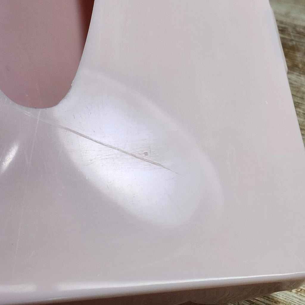 Vintage Pink Plastic Tissue Box Holder Hinged Lid Scalloped Edges | eBay