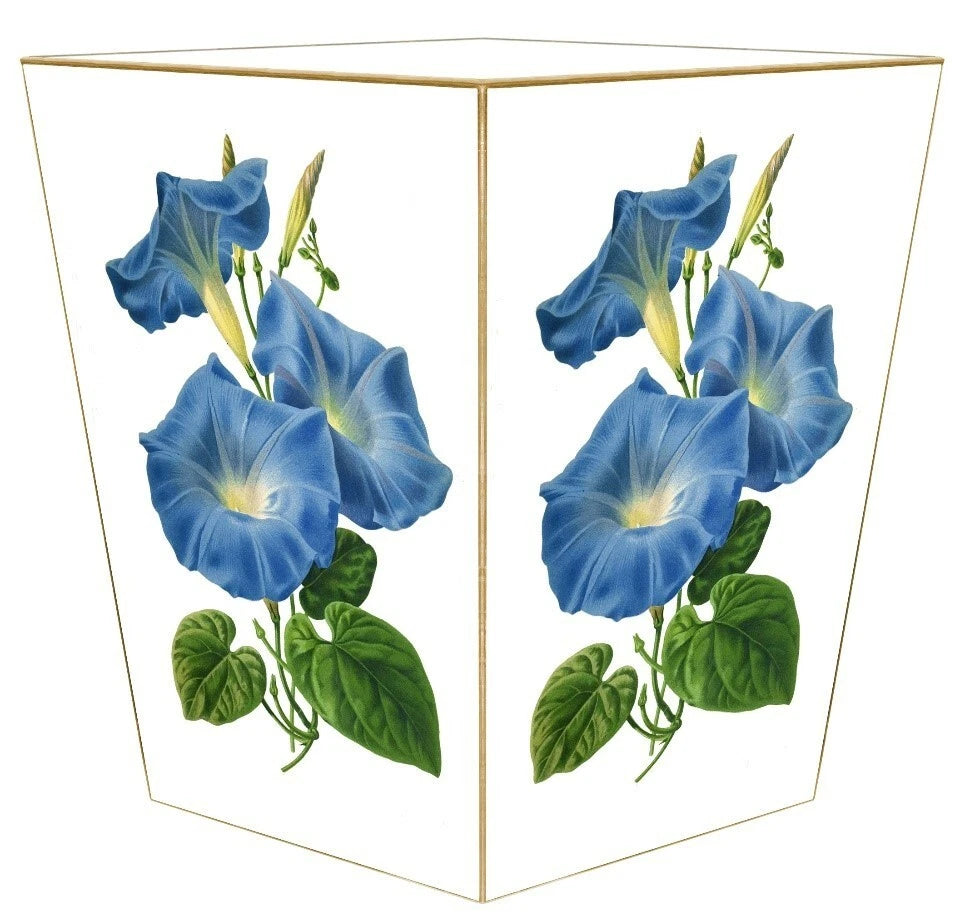 MARYE-KELLEY, "MORNING GLORIES" CUBED TISSUE BOX COVER, 5", NEW | eBay