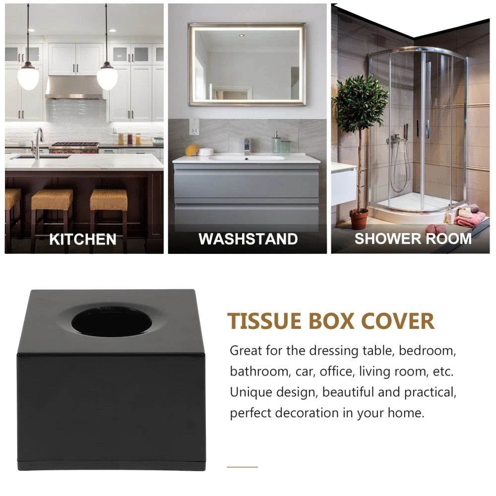 Tissue Box Travel Tissues Cube Boxes Guest Napkin Holder for Bathroom | eBay