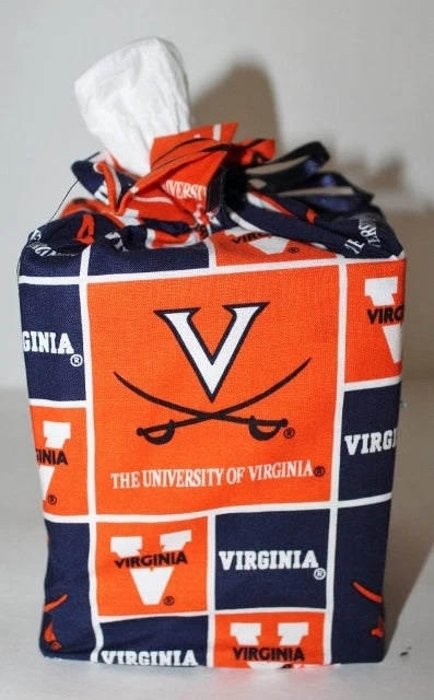 Fabric Handmade Square Tissue Box Cover - Cotton - College Sports Holiday Floral | eBay
