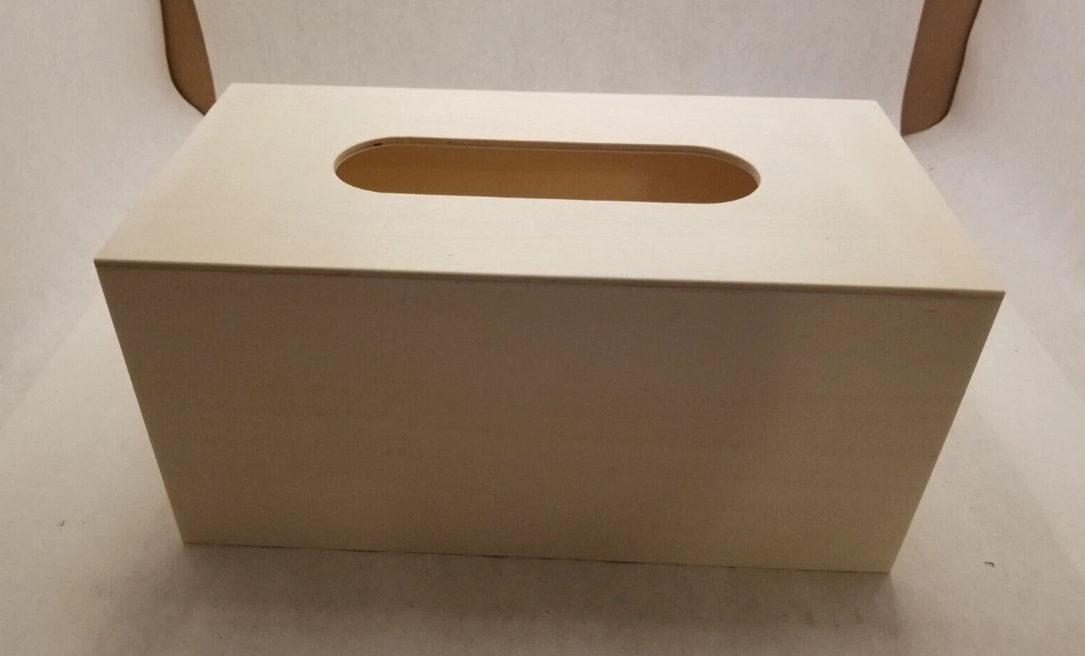 Box of Four (4) Unfinished Wood Rectangular Tissue Box Cover for DIY Design NIB | eBay
