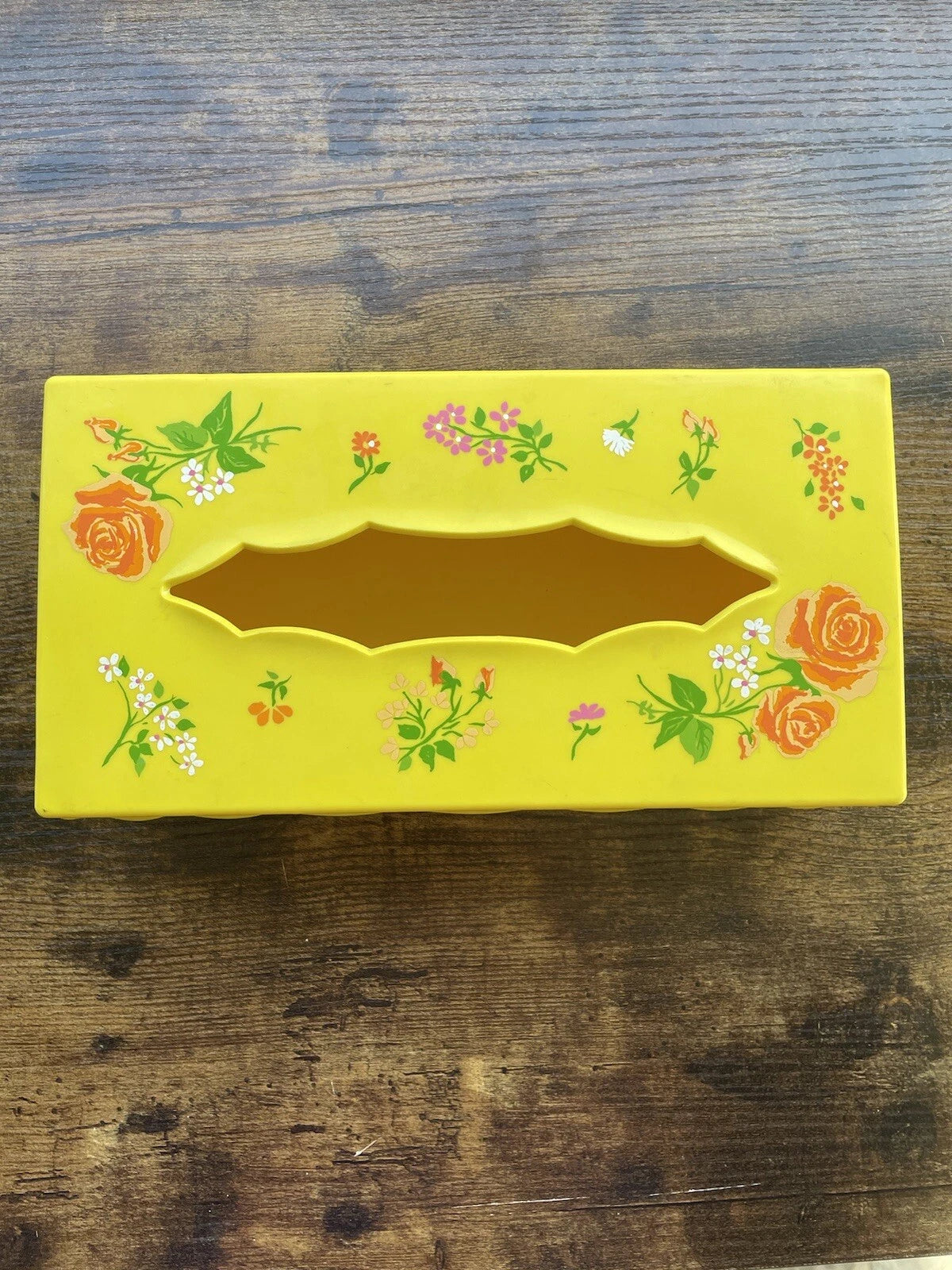 Vintage Wolff Products Acrylic Plastic MCM Tissue Box Holder Hinged | eBay