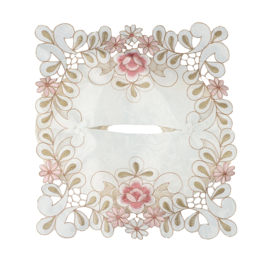 Exquisite Vintage Lace Fabric Tissue Box Cover Embroidered Tissue Box Cover | eBay