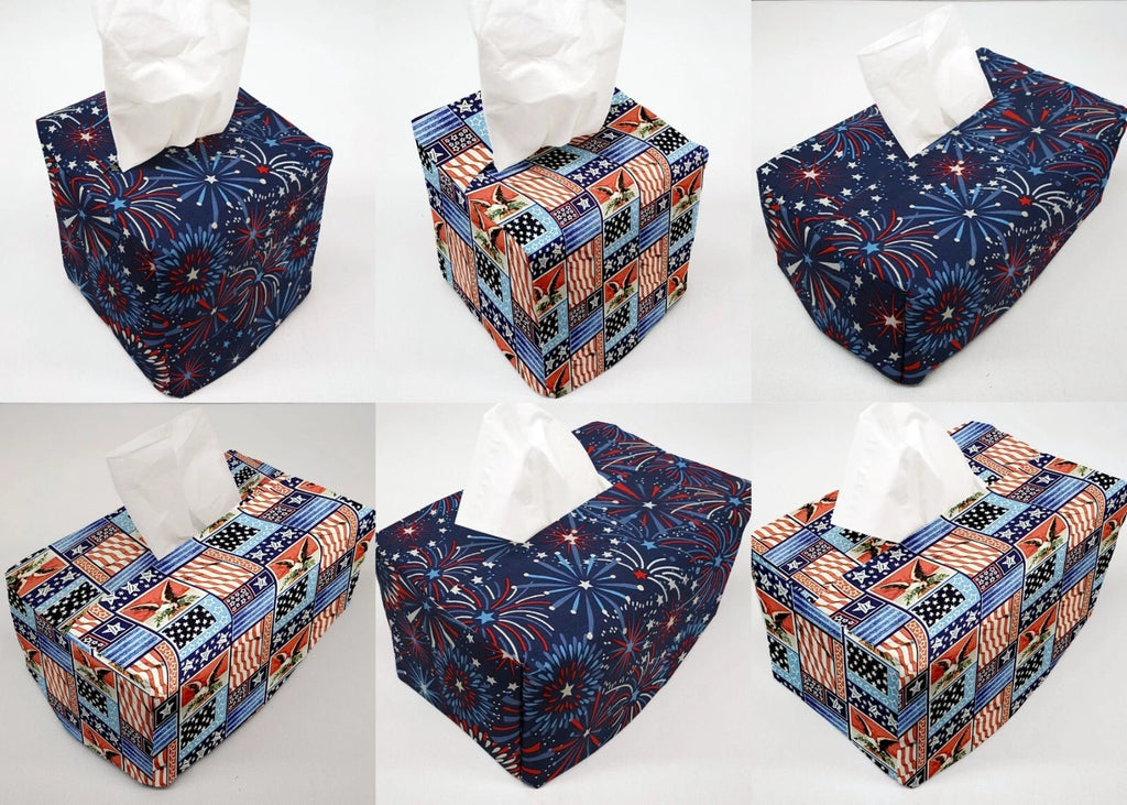 Americana Tissue Box Cover | eBay