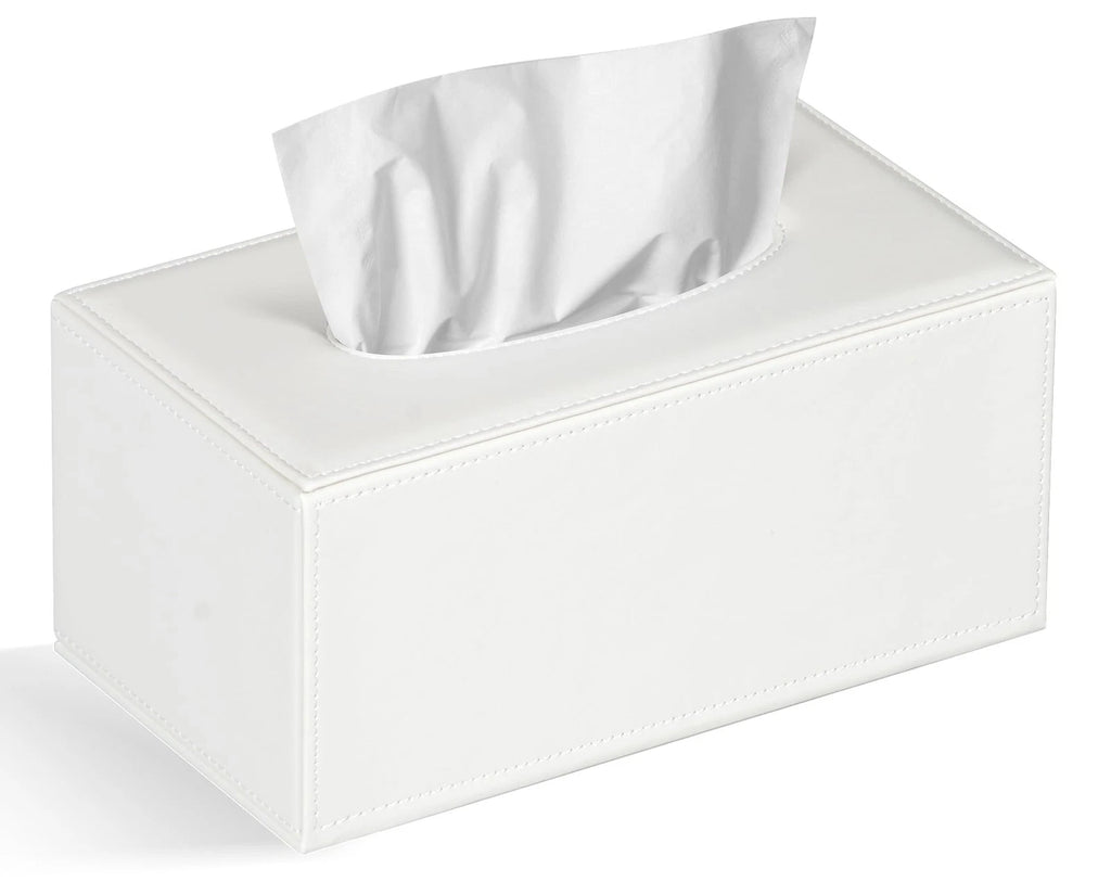 Tissue Box Cover Rectangular Tissue Box Holder for Bathroom (White) | eBay