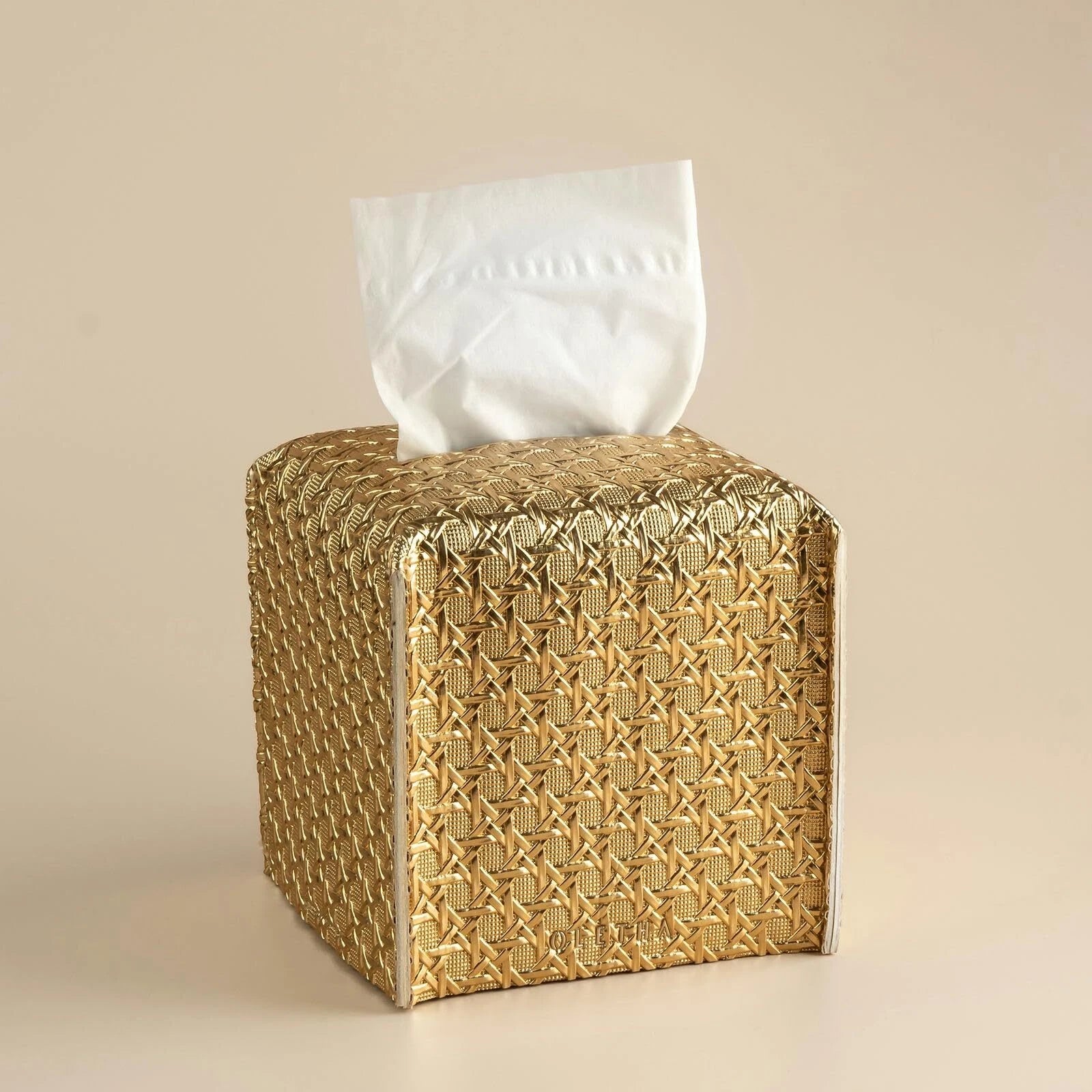 Tissue Box Cover Square Gold Tissue Box Holder for Bathroom Accessories Bathroom | eBay