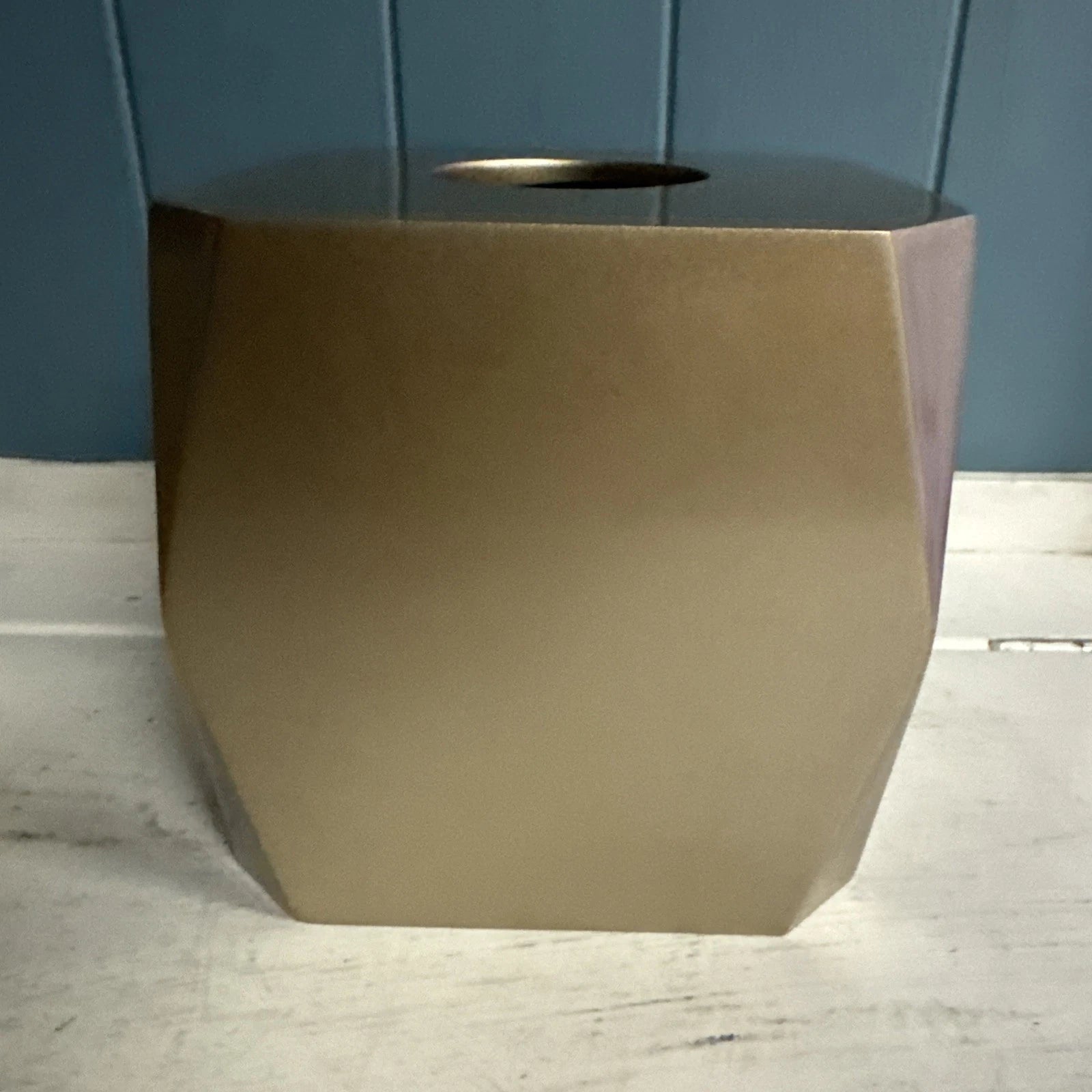 Taymor's Ice Gold Collection Square Boutique Tissue Box Cover NWT | eBay