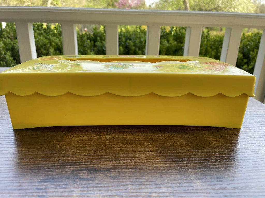 Vintage Wolff Products Acrylic Plastic MCM Tissue Box Holder Hinged | eBay