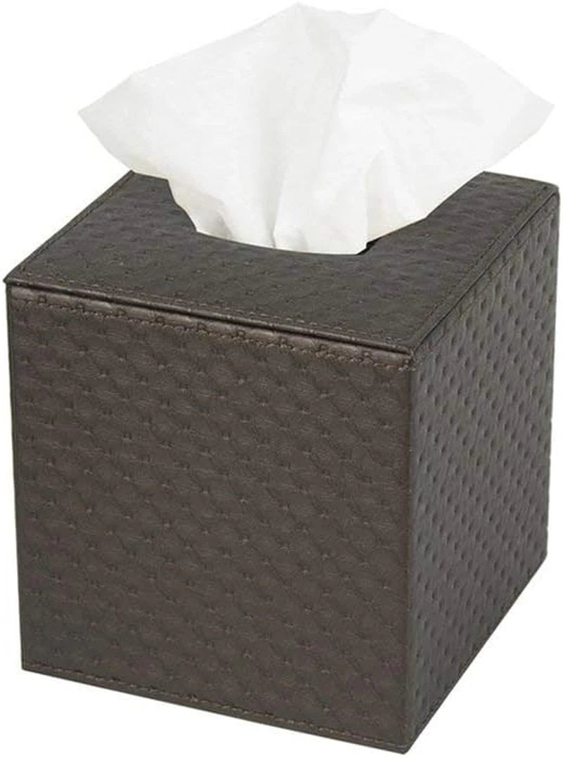 Square Paper Facial Tissue Box Cover Holder for Bathroom Vanity Countertop, Bedr | eBay