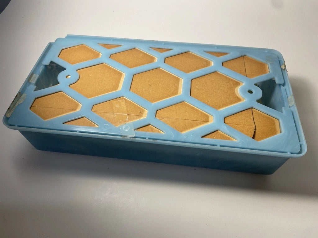Vtg Light Blue Marble MCM Acrylic Plastic Lucite Tissue Kleenex Box Holder 60s | eBay