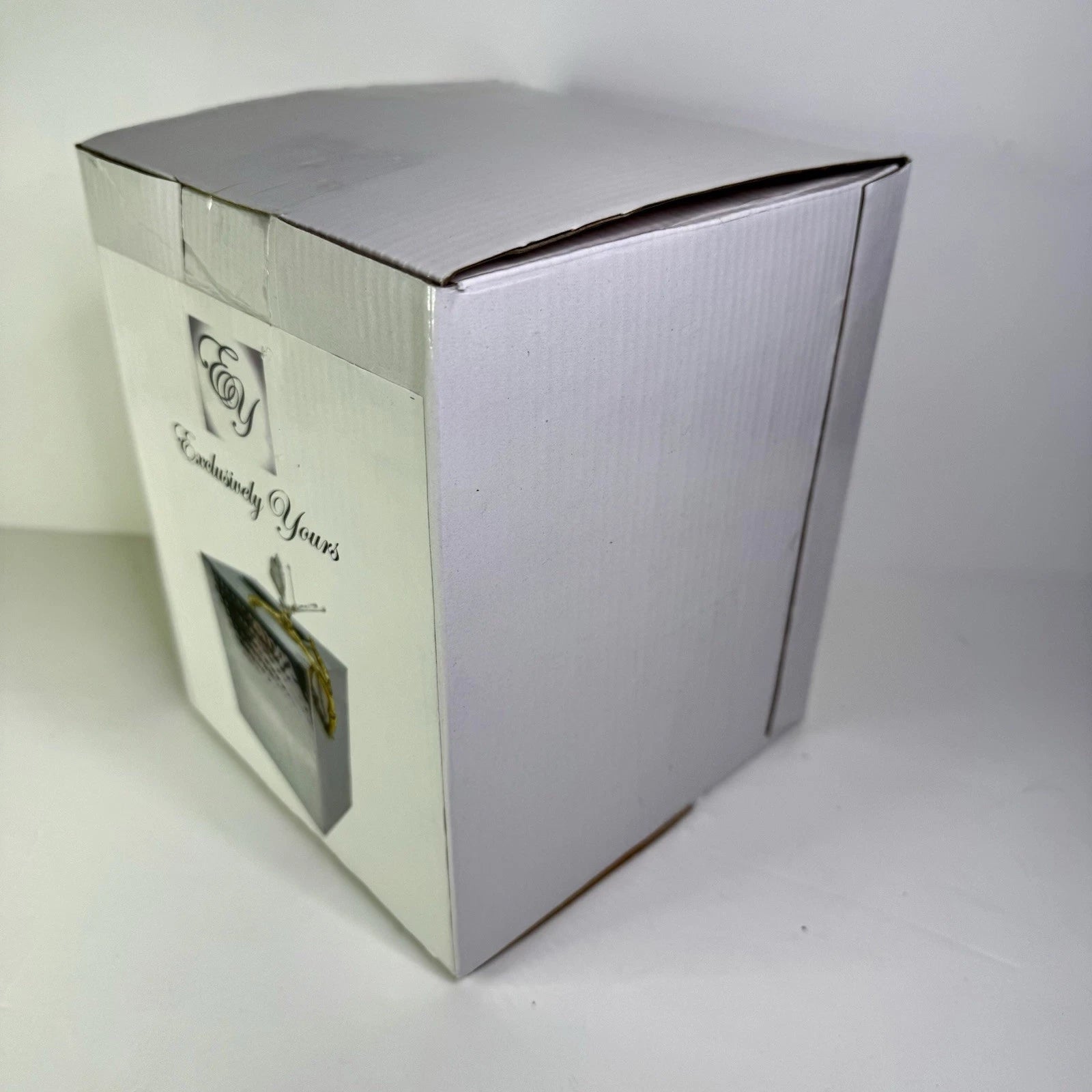 Exclusively Yours EY Silver Hammered Metal Tissue Box Cover W/Butterfly Accent | eBay