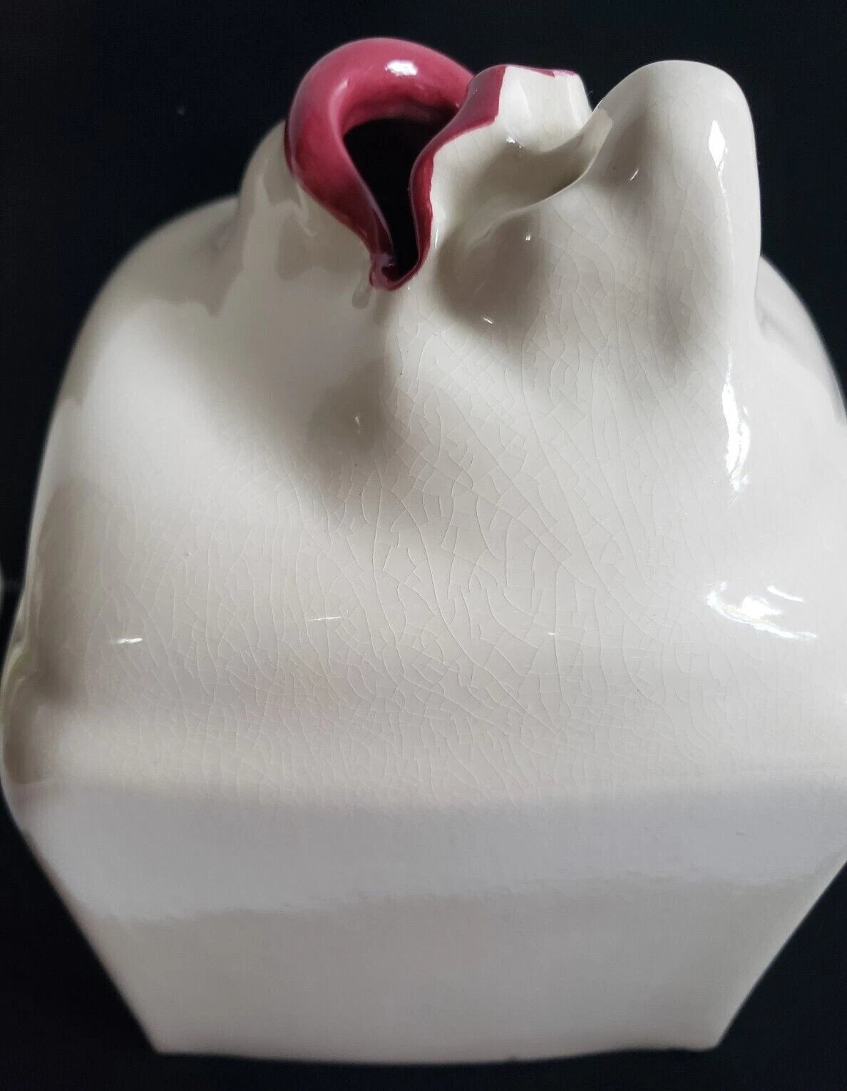 Vintage Ceramic Signed WANDA Smiling Face Tissue Box Cover 3D Face Sneeze 1980's | eBay