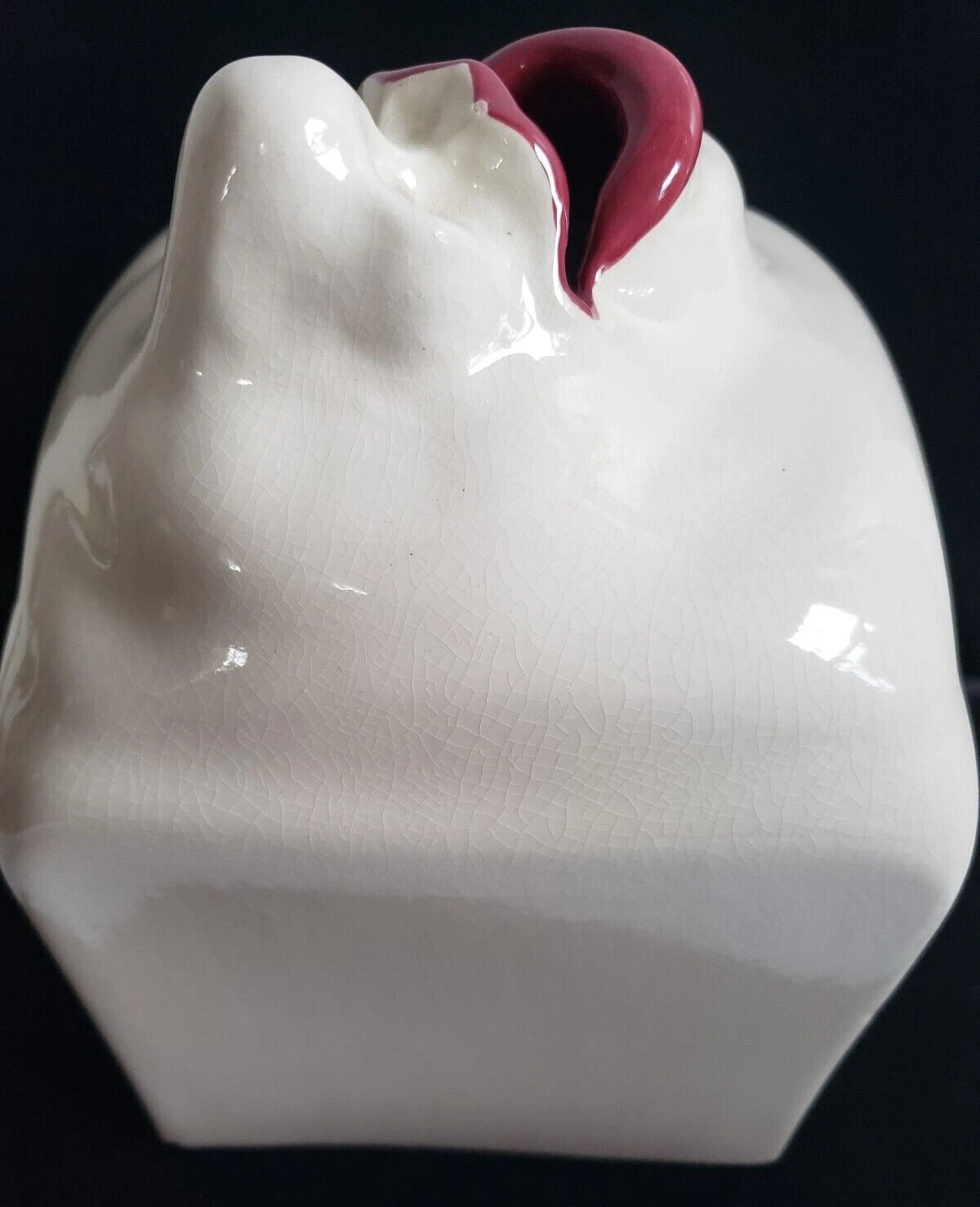Vintage Ceramic Signed WANDA Smiling Face Tissue Box Cover 3D Face Sneeze 1980's | eBay