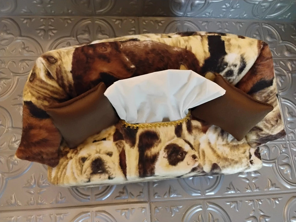 DOGS GALORE SOFA TISSUE BOX COVER NEW HANDMADE FREE TISSUES | eBay
