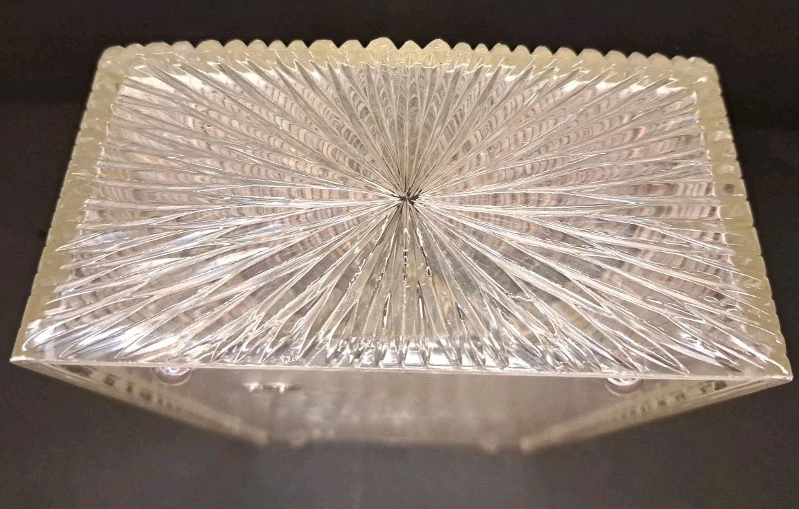 Vintage 1960s Celebrity Tissue Box Holder Starburst Acrylic Lucite Plastic | eBay
