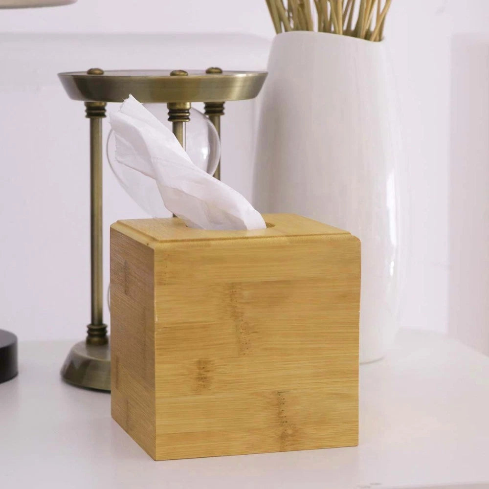 Tissue Cube Box Tissue Holder Bathroom Storage Tissue Box Cover Rectangular | eBay