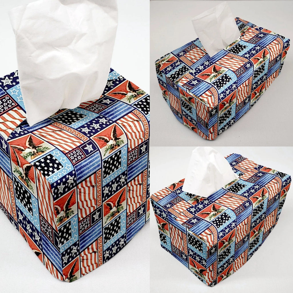 Americana Tissue Box Cover | eBay