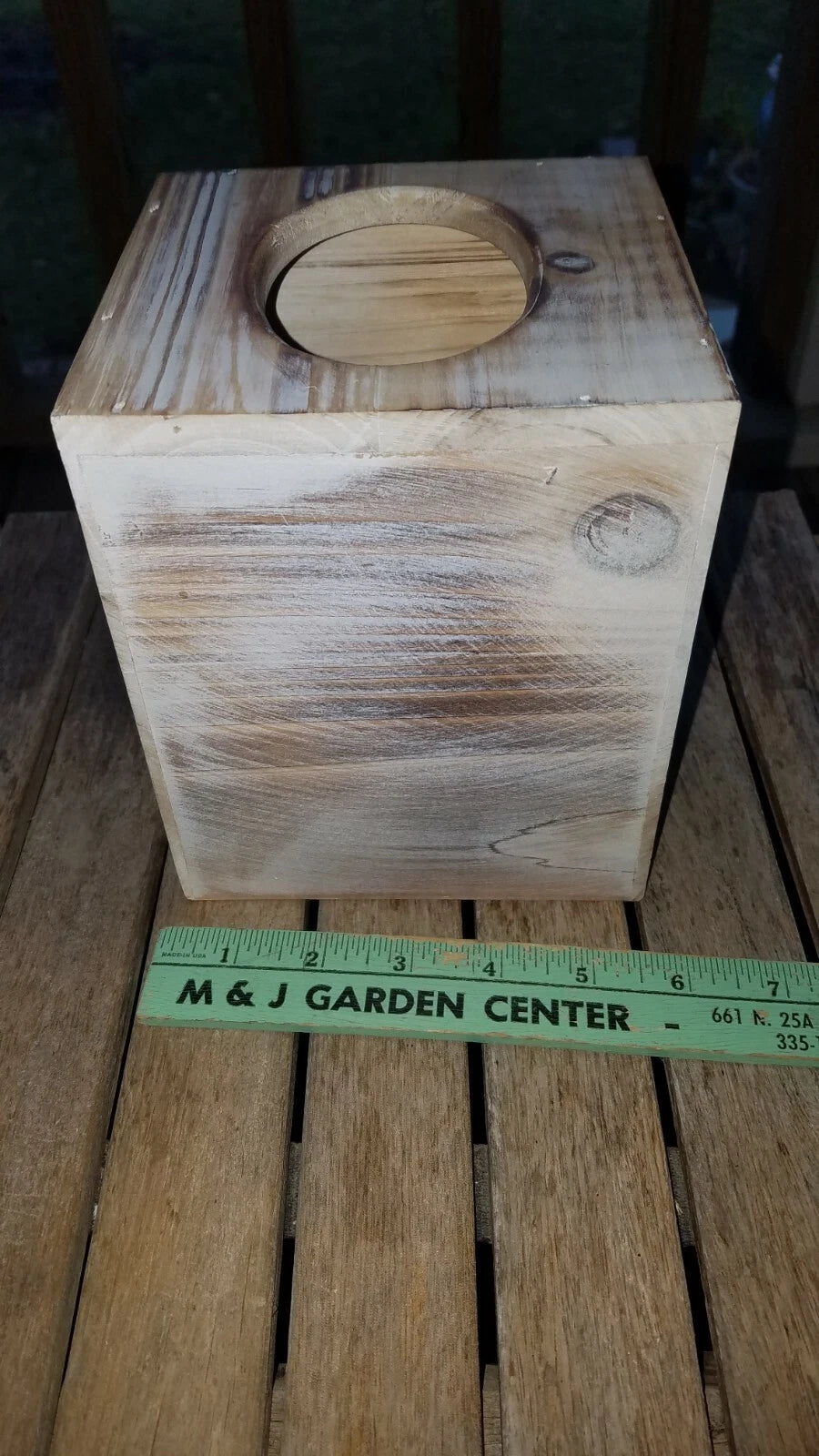 Rustic Wood Barnwood Tissue Box Cover: Tissue Cube Box | eBay